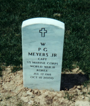 William P. G. Meyers Jr. grave site
