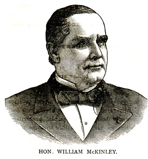 President McKinley, line drawing